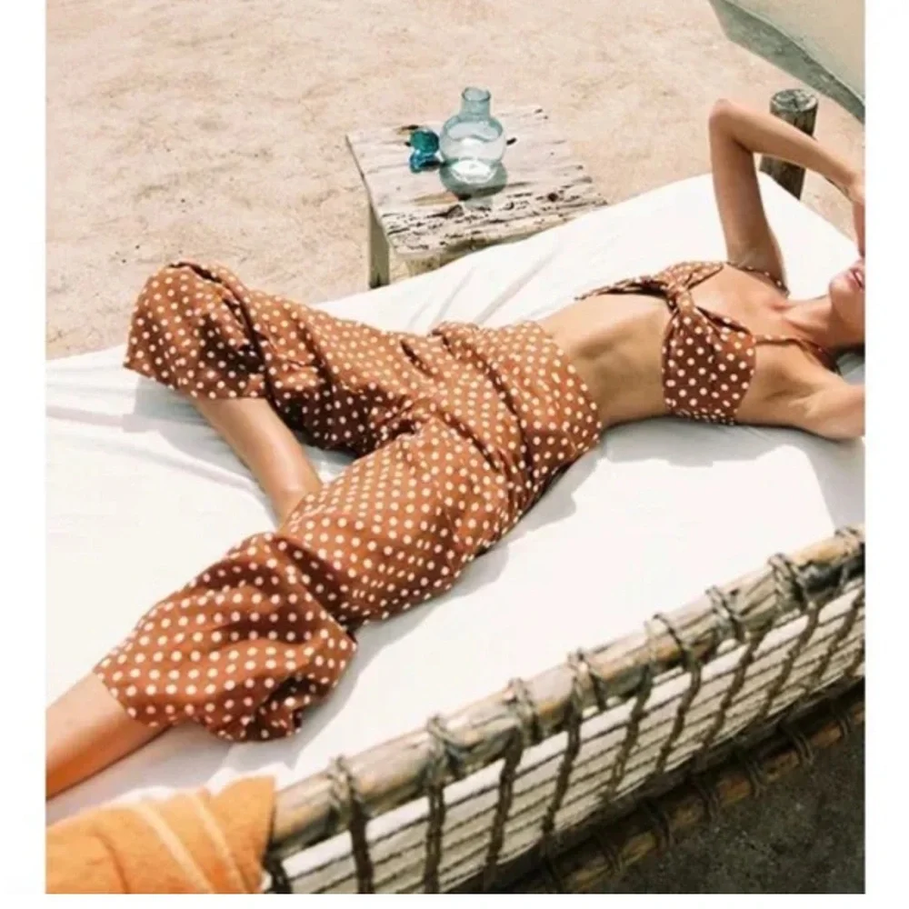 Faithfull the Brand - Polka Dot Cinnamon Matching Set